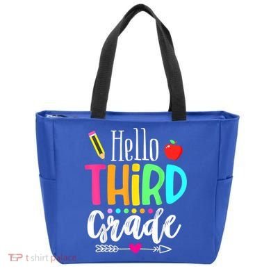 Hello Third 3Rd Grade Team Teacher Student Back To School Gift Tote Bag