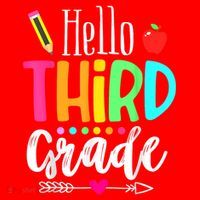 Hello Third 3Rd Grade Team Teacher Student Back To School Gift Santa Hat thumb 1