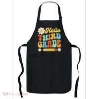 Hello Third 3rd Grade Back To School Teachers Apron thumb 0