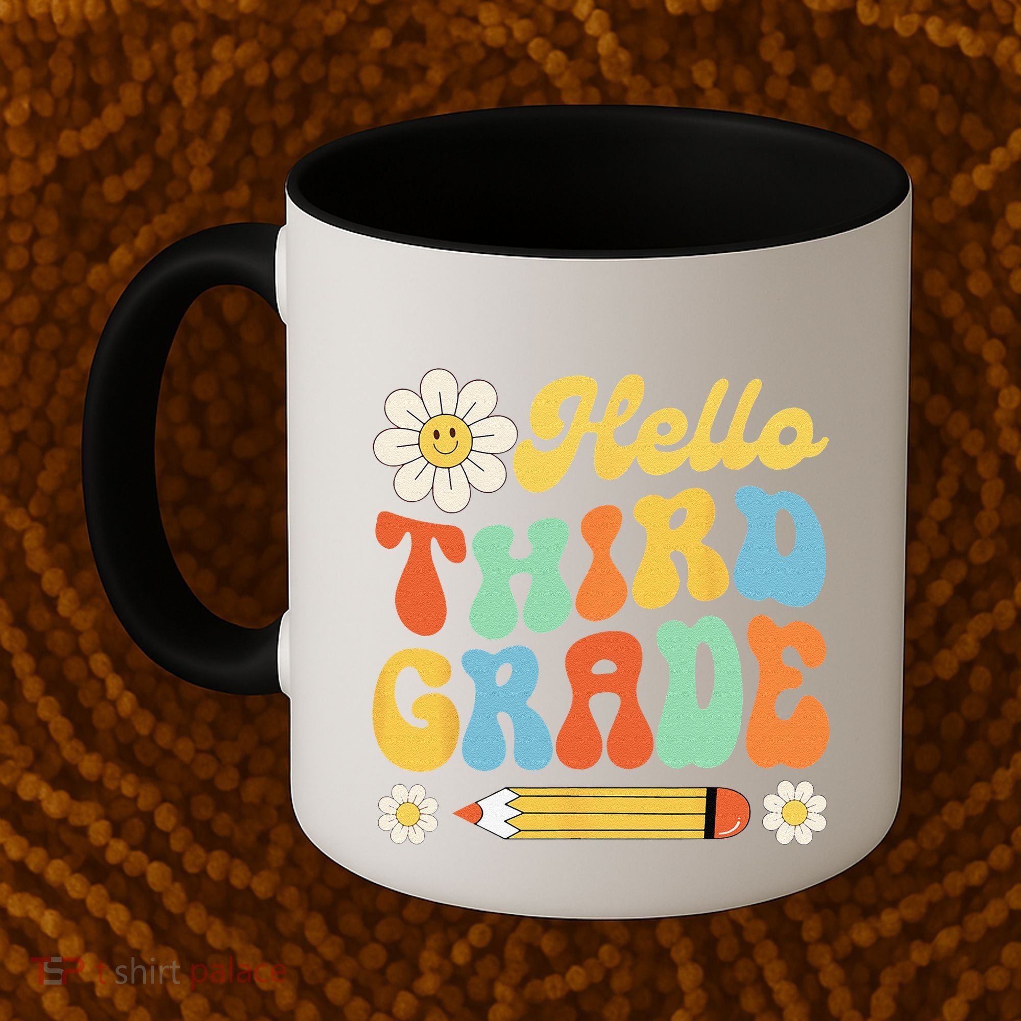 Hello Third 3rd Grade Back To School Teachers Coffee Mug