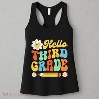 Hello Third 3rd Grade Back To School Teachers Women's Tank Top thumb 3