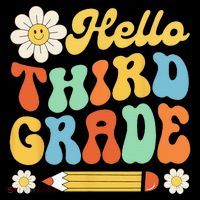 Hello Third 3rd Grade Back To School Teachers Baby Bodysuit thumb 2