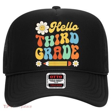 Hello Third 3rd Grade Back To School Teachers Hat