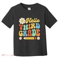 Hello Third 3rd Grade Back To School Teachers Toddler T-Shirt thumb 0
