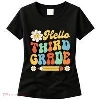 Hello Third 3rd Grade Back To School Teachers Women's T-Shirt thumb 0