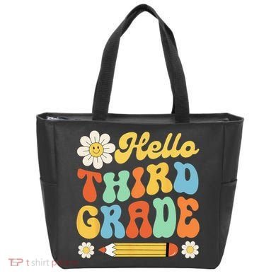 Hello Third 3rd Grade Back To School Teachers Tote Bag