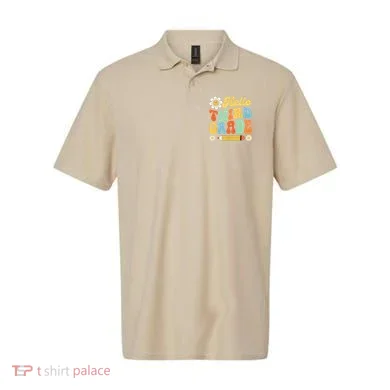 Hello Third 3rd Grade Back To School Teachers Polo