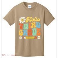 Hello Third 3rd Grade Back To School Teachers Kids T-Shirt thumb 0