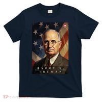 Harry Truman 33rd President Of The United States Portrait T-Shirt thumb 0