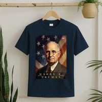 Harry Truman 33rd President Of The United States Portrait T-Shirt thumb 2