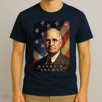 Harry Truman 33rd President Of The United States Portrait T-Shirt thumb 3