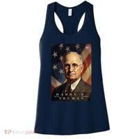 Harry Truman 33rd President Of The United States Portrait Women's Tank Top thumb 0