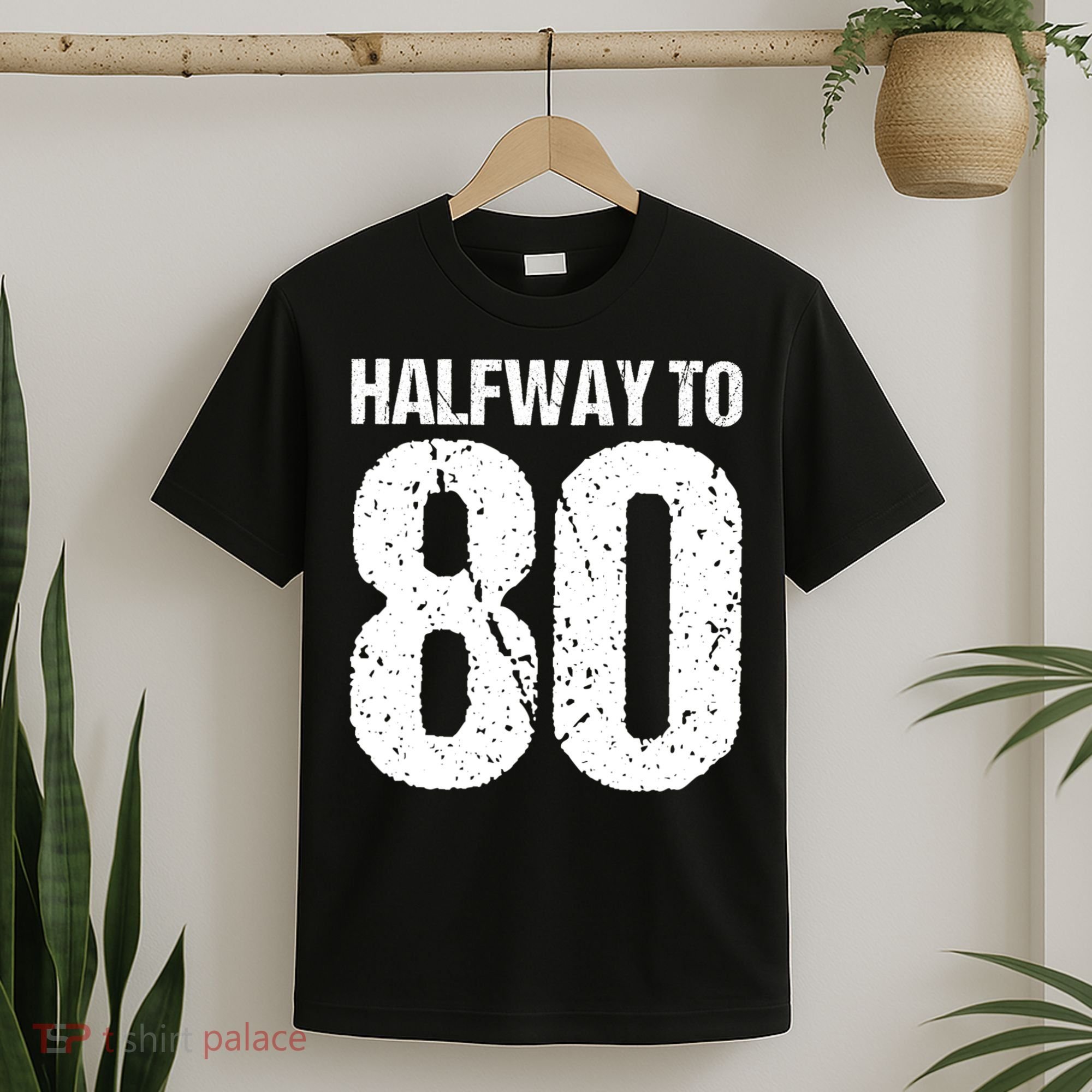 Halfway To 80 40th Birthday T-Shirt