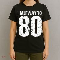 Halfway To 80 40th Birthday T-Shirt thumb 4