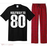 Halfway To 80 40th Birthday Pajama Set thumb 0