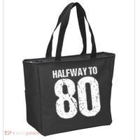 Halfway To 80 40th Birthday Tote Bag thumb 2
