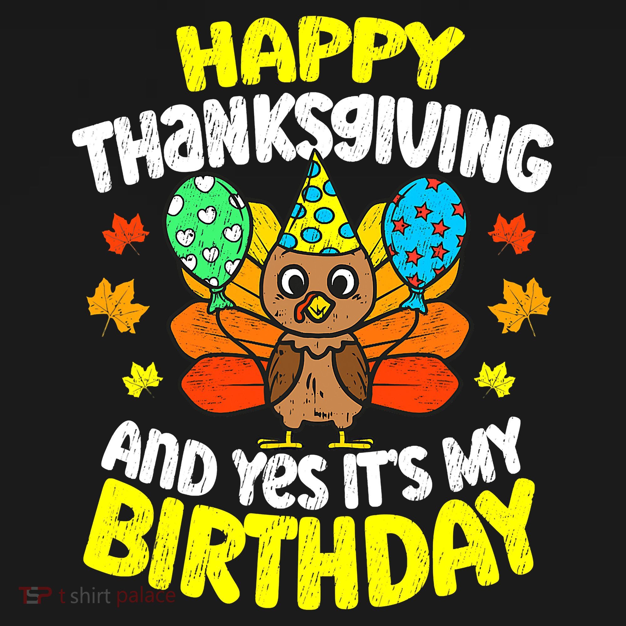 Happy Thanksgiving And Its My Birthday Funny Turkey Day Mousepad