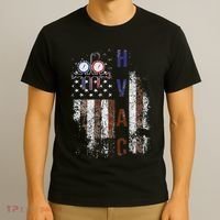 Hvac Techniacian American Flag Usa Vintage Gift T-Shirt thumb 3