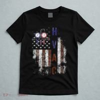 Hvac Techniacian American Flag Usa Vintage Gift T-Shirt thumb 5