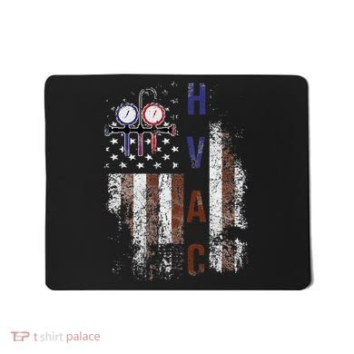 Hvac Techniacian American Flag Usa Vintage Gift Mousepad