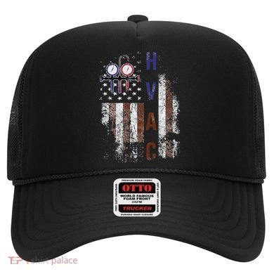 Hvac Techniacian American Flag Usa Vintage Gift Hat
