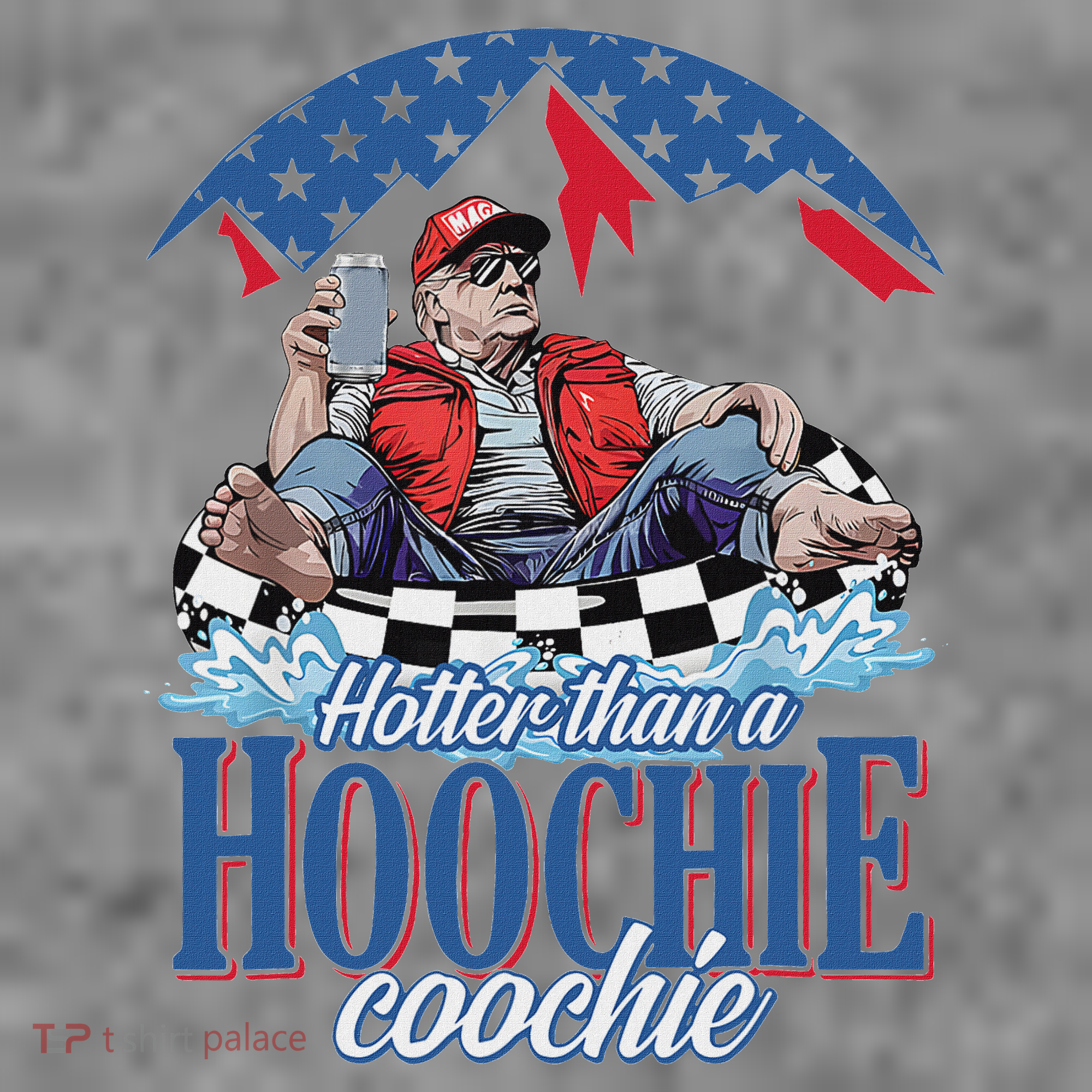 Hotter Than A Hoochie Trump Coochie Viral Trump Summer Vibes Toddler Hoodie