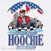 Hotter Than A Hoochie Trump Coochie Viral Trump Summer Vibes T-Shirt thumb 7