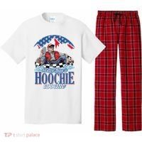 Hotter Than A Hoochie Trump Coochie Viral Trump Summer Vibes Pajama Set thumb 0