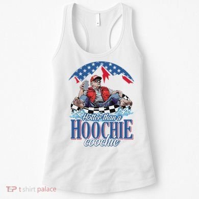 Hotter Than A Hoochie Trump Coochie Viral Trump Summer Vibes Women's Tank Top