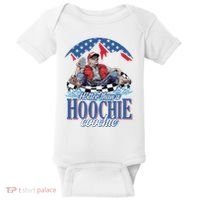 Hotter Than A Hoochie Trump Coochie Viral Trump Summer Vibes Baby Bodysuit thumb 0