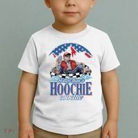 Hotter Than A Hoochie Trump Coochie Viral Trump Summer Vibes Toddler T-Shirt thumb 2