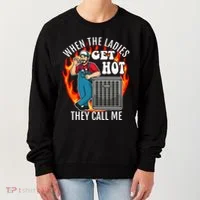 Hvac Technician Air Conditioning Engineer Tech Women's Sweatshirt thumb 0