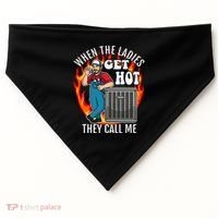 Hvac Technician Air Conditioning Engineer Tech USA-Made Doggie Bandana thumb 0