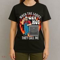 Hvac Technician Air Conditioning Engineer Tech T-Shirt thumb 4