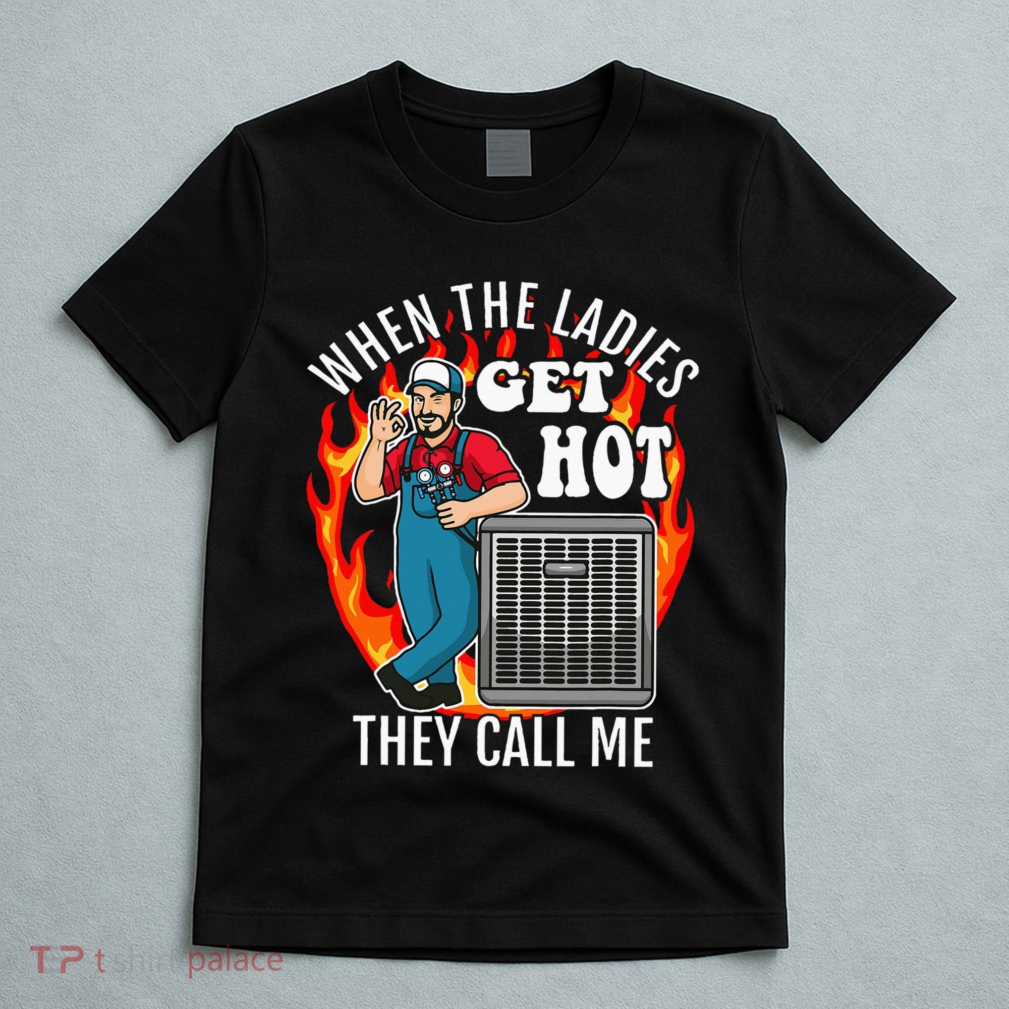 Hvac Technician Air Conditioning Engineer Tech T-Shirt