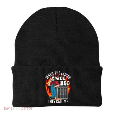 Hvac Technician Air Conditioning Engineer Tech Beanie