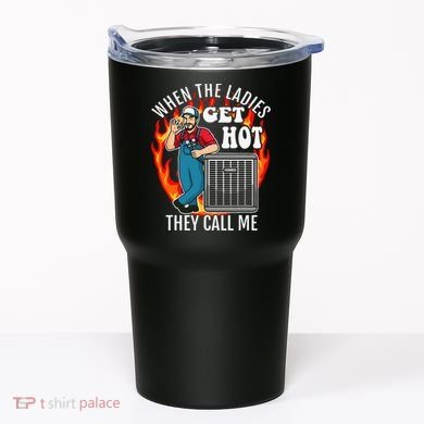 Hvac Technician Air Conditioning Engineer Tech Tumbler