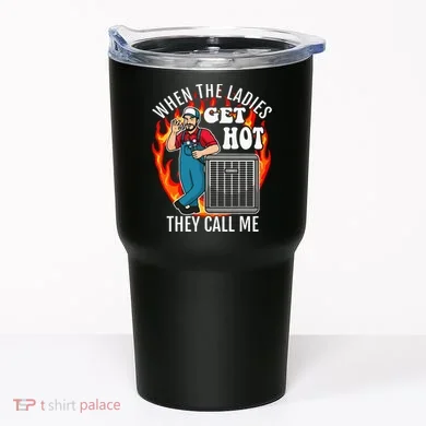 Hvac Technician Air Conditioning Engineer Tech Tumbler