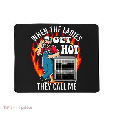 Hvac Technician Air Conditioning Engineer Tech Mousepad