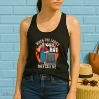 Hvac Technician Air Conditioning Engineer Tech Women's Tank Top thumb 2