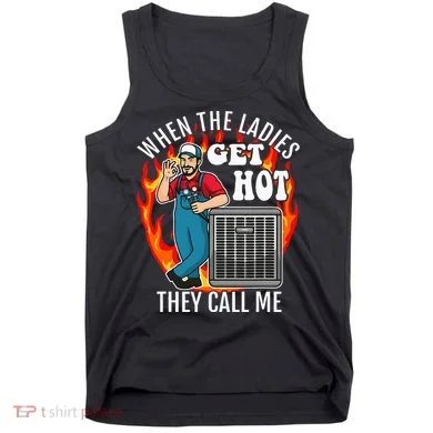 Hvac Technician Air Conditioning Engineer Tech Tank Top