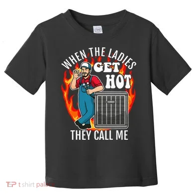 Hvac Technician Air Conditioning Engineer Tech Toddler T-Shirt