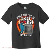 Hvac Technician Air Conditioning Engineer Tech Toddler T-Shirt thumb 0