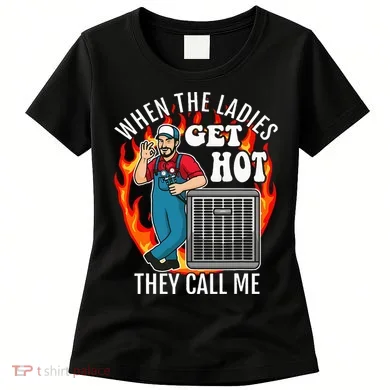 Hvac Technician Air Conditioning Engineer Tech Women's T-Shirt