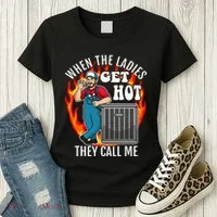 Hvac Technician Air Conditioning Engineer Tech Women's T-Shirt thumb 3