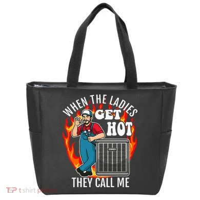 Hvac Technician Air Conditioning Engineer Tech Tote Bag