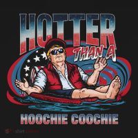 Hotter Than A Hoochie Coochie Funny Trump Perfect Gift Backpack thumb 2