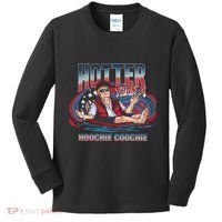 Hotter Than A Hoochie Coochie Funny Trump Perfect Gift Kids Long Sleeve Shirt thumb 0