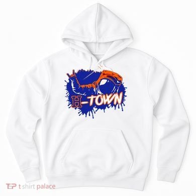 Houston Texas Astronaut H Town Hand Sign Houston Baseball Hoodie