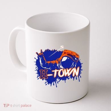 Houston Texas Astronaut H Town Hand Sign Houston Baseball Coffee Mug